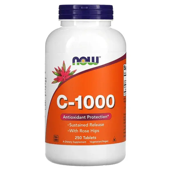 

Витамин C-1000 NOW Foods, 250 таблеток