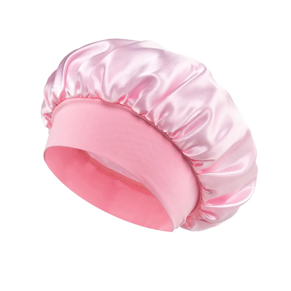 Шапочка для душа Satin Bonnet, AILONSHAWN, из сатина, розовый — фото 2