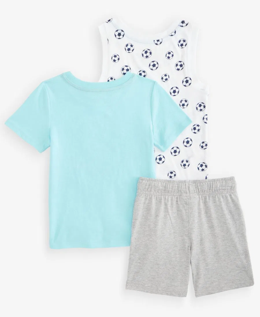 Комплект из футболки, майки и шорт с баскетбольным принтом Epic Threads, Light Summer — фото 3