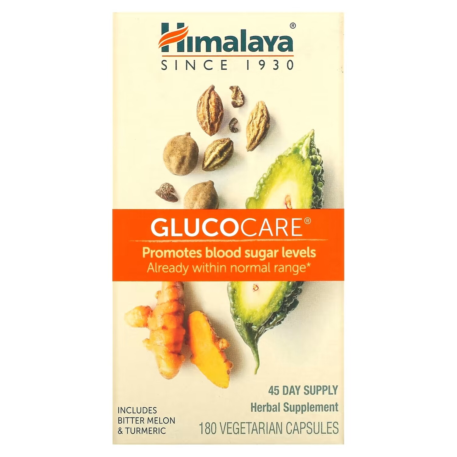 

Добавка Himalaya GlucoCare, 180 растительных капсул