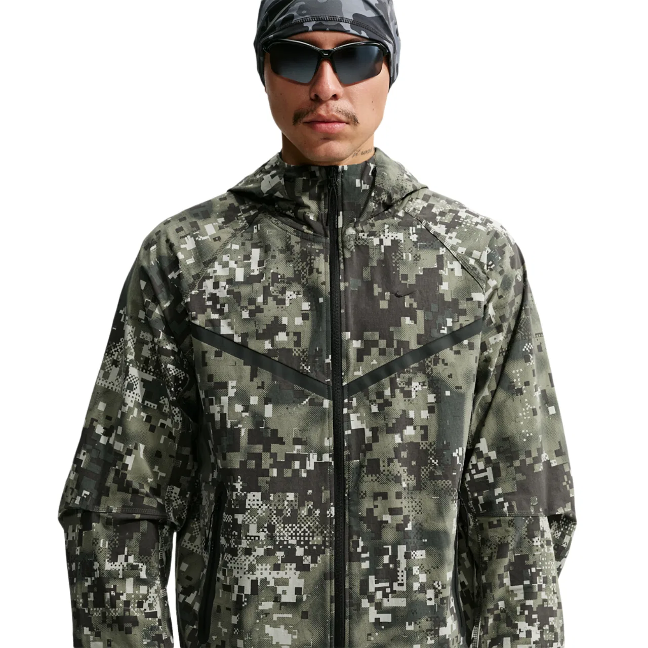 Мужская куртка с принтом AOP, Nike, Silver Sage Black