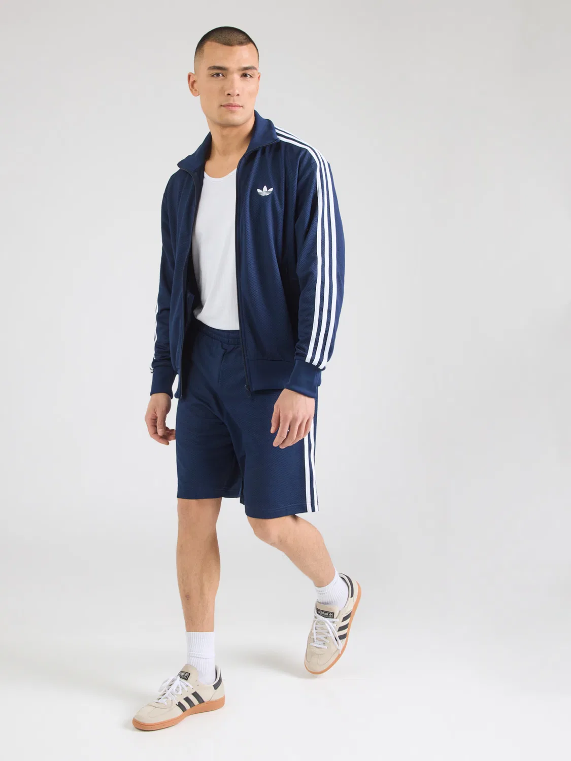 Шорты Adidas Originals Regular, темно-синие — фото 4
