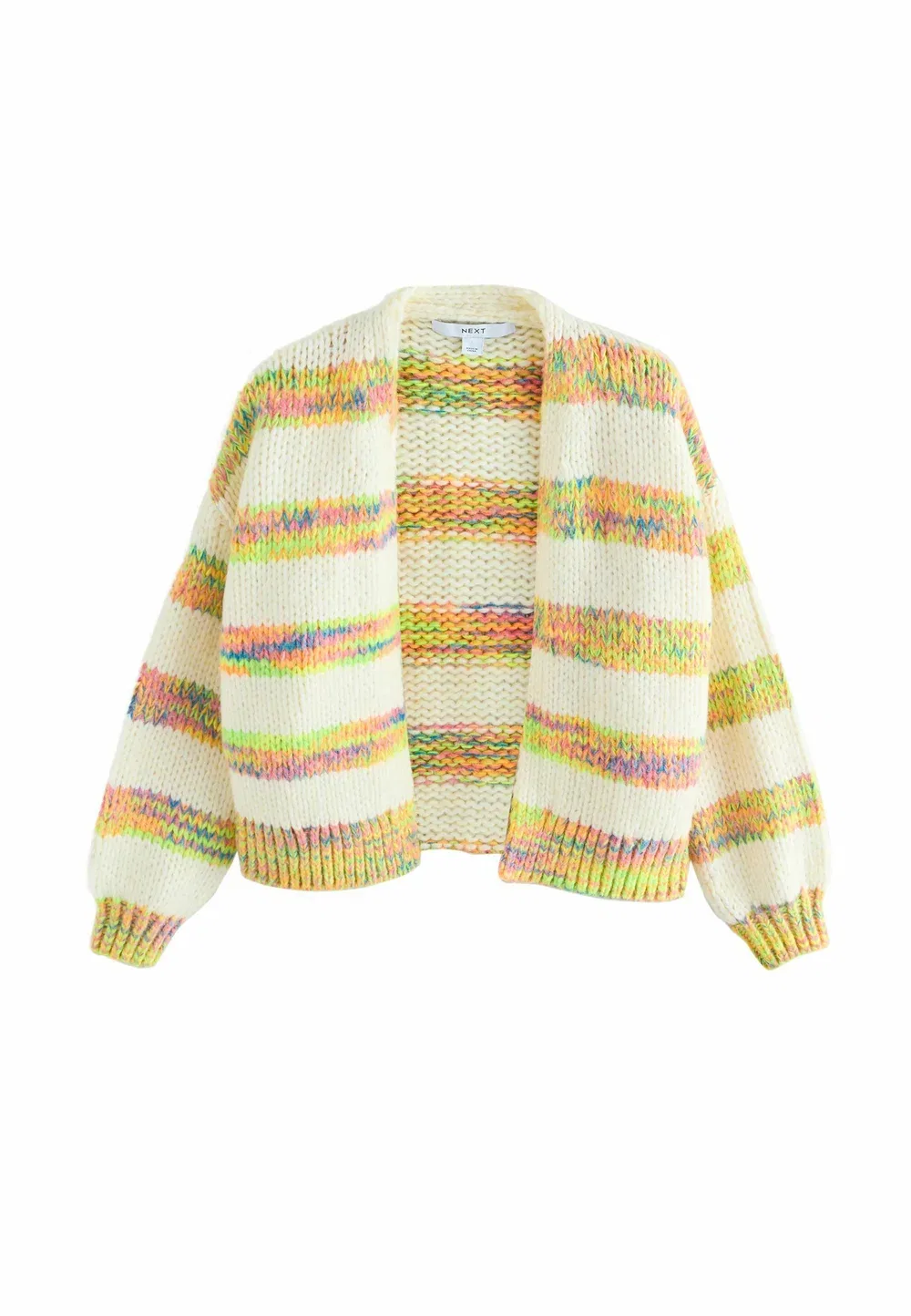 Кардиган - кардиган Next, Ecru Fluro Stripe