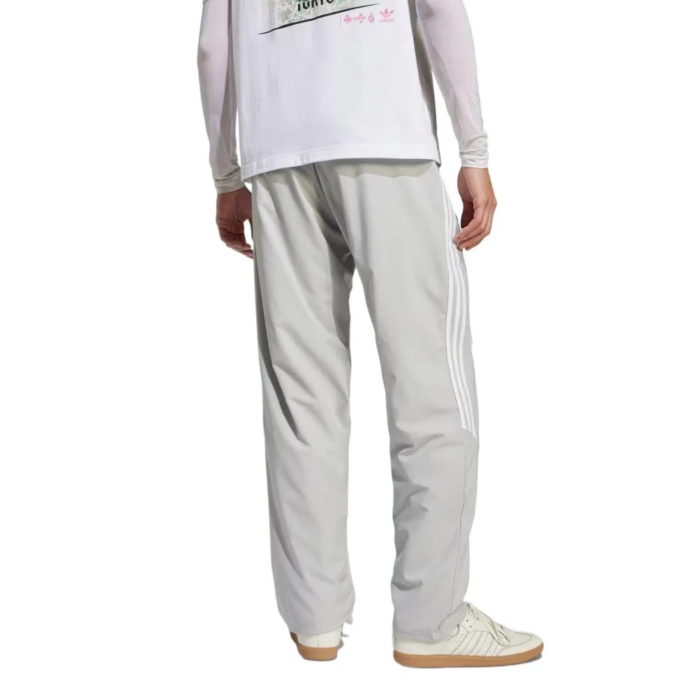 Мужские трикотажные спортивные штаны с принтом Adicolor Adidas Originals, Gray White — фото 4