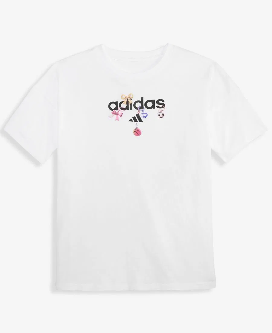 Футболка с коротким рукавом с принтом Yay Sports adidas, White — фото 2