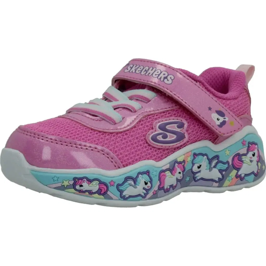 Детские кроссовки с принтом Play Scene - Fun Squ Skechers, Rosa