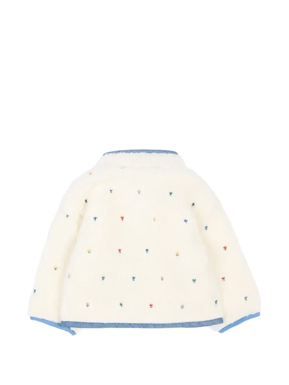 Куртка с цветочной вышивкой Stella Mccartney Kids, белый — фото 2