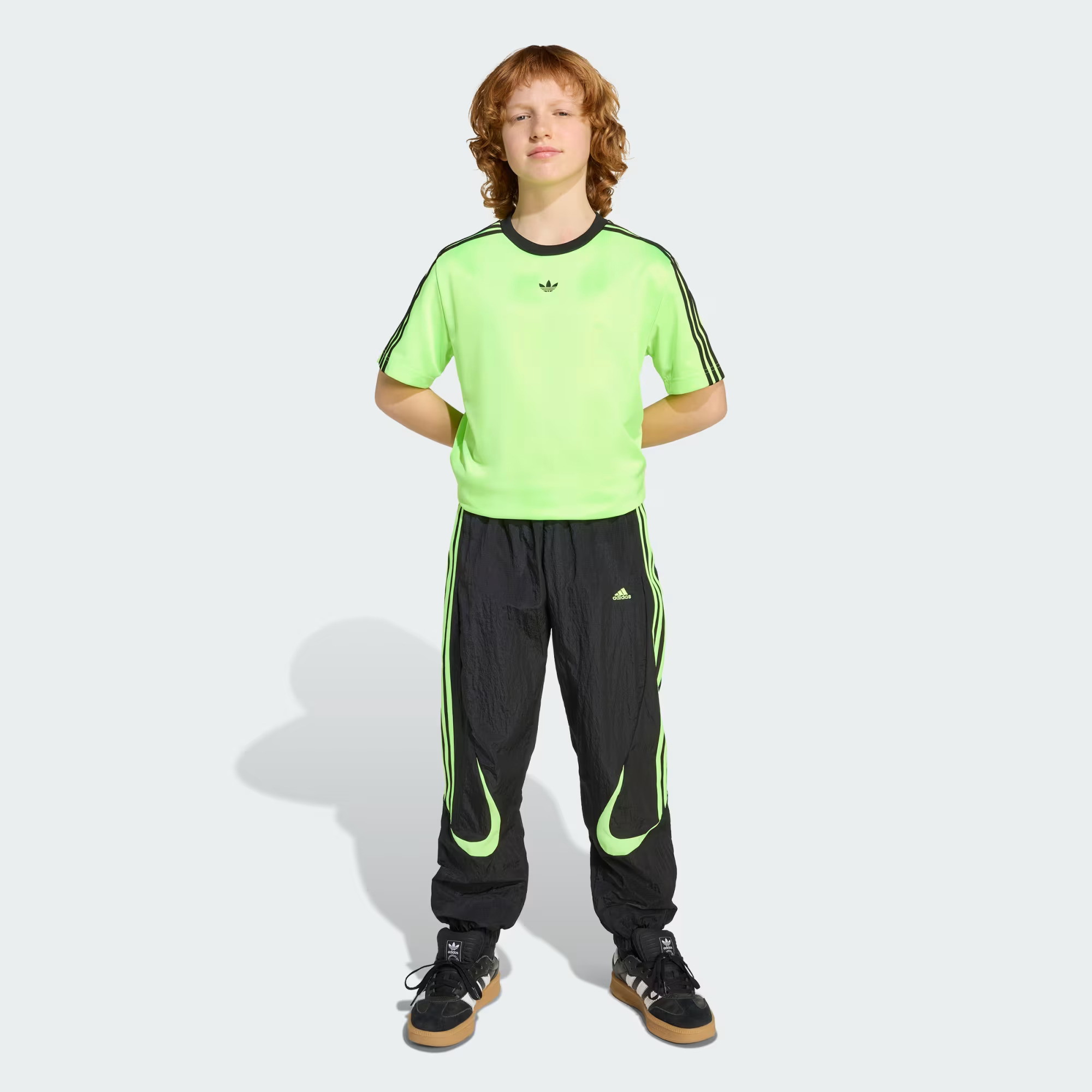 Спортивные брюки Adidas Teamgeist Track, черный/зеленый — фото 2