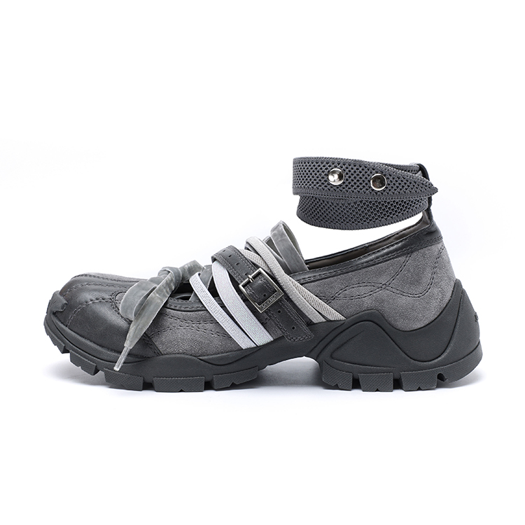 Туфли Мэри Джейн женские серые AGE ANGEL, Gray