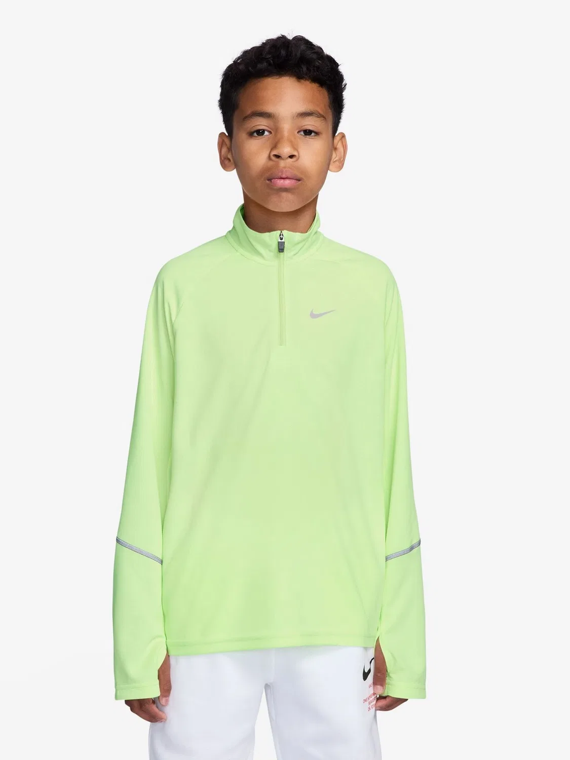 Футболка с длинным рукавом Nike Miler Dri-FIT, цвет Liquid Lime