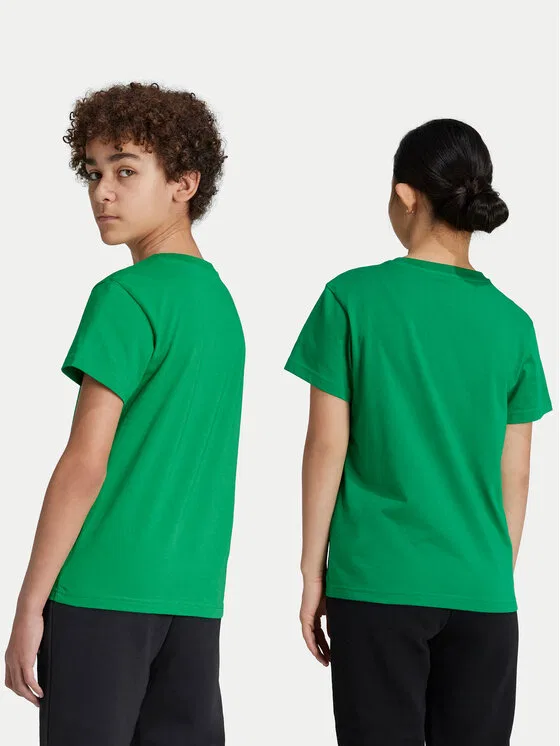Футболка regular fit Trefoil Adidas, зеленый — фото 3