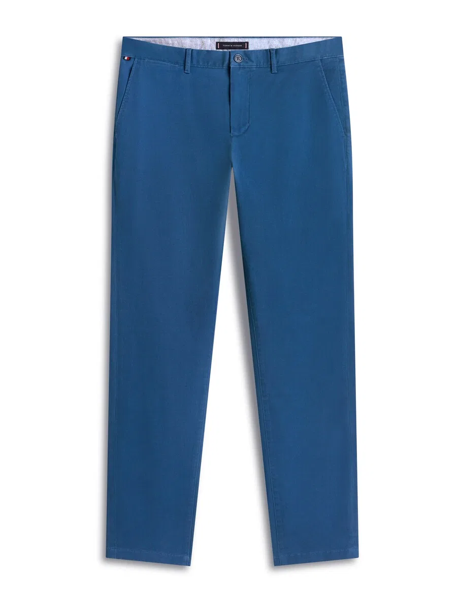 Брюки-чиносы TOMMY HILFIGER Regular 'Harlem Essential' синего цвета