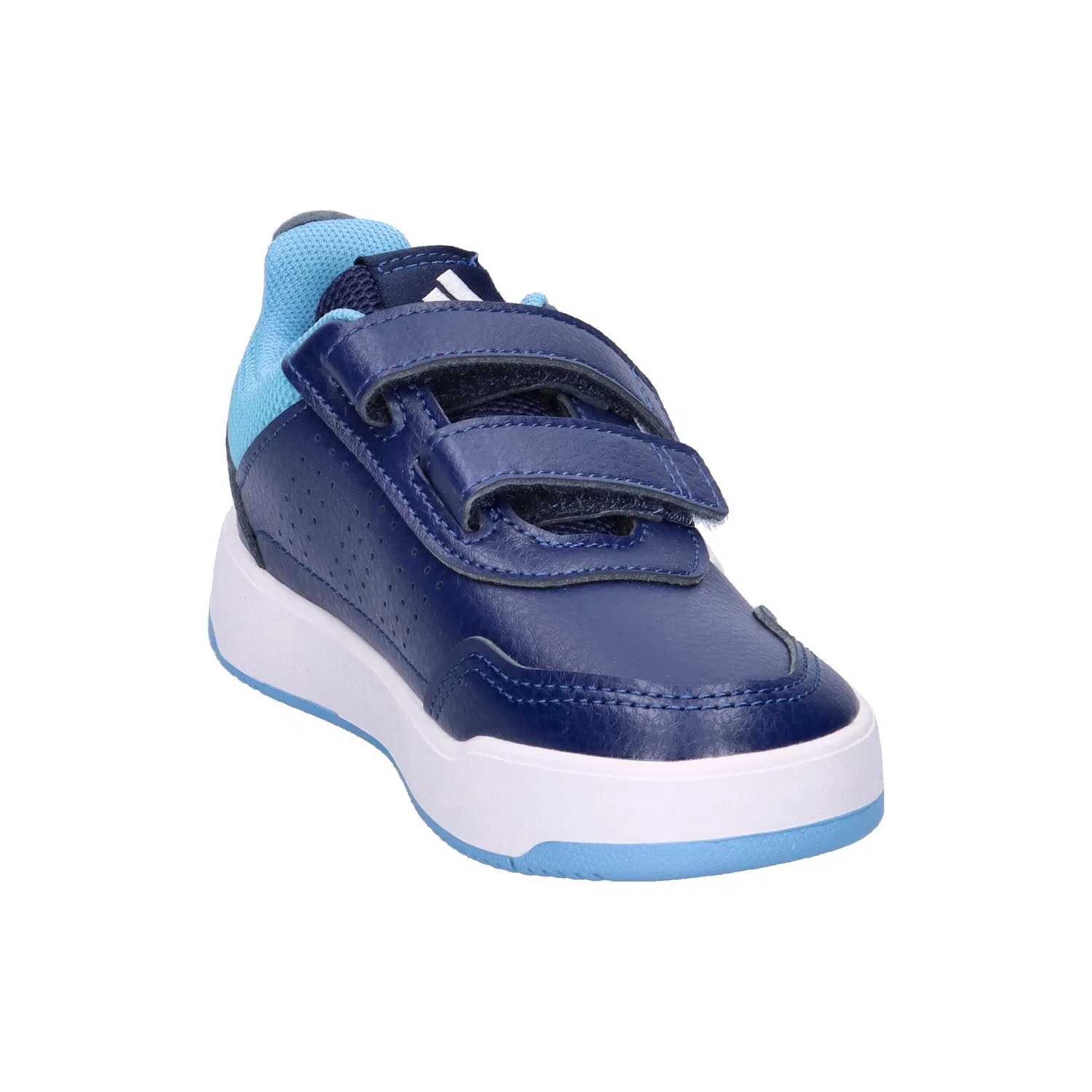 Детские кроссовки с липучкой Tensaur Sport 3.0 CF Adidas, Dunkelblau Weiss Mediterranes Blau — фото 2