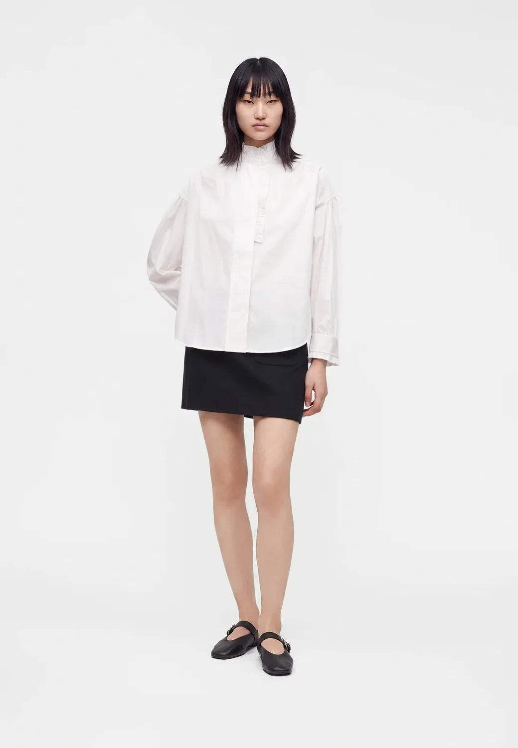 Блузка с оборками - блузка Tommy Hilfiger, Optic White — фото 2