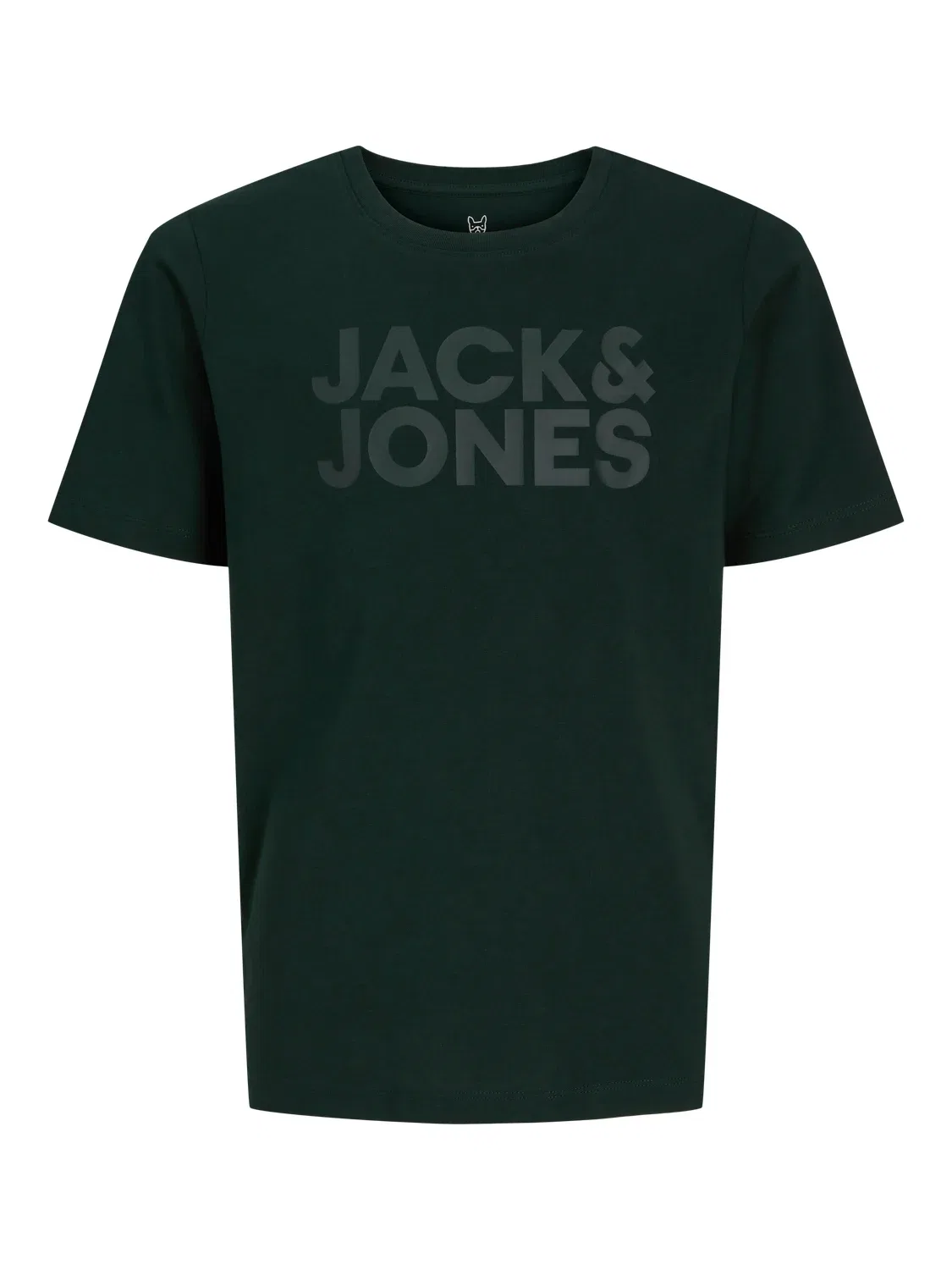 Футболка с принтом JJECORP LOGO TEE O-NECK JNR Jack & Jones Junior, зеленый