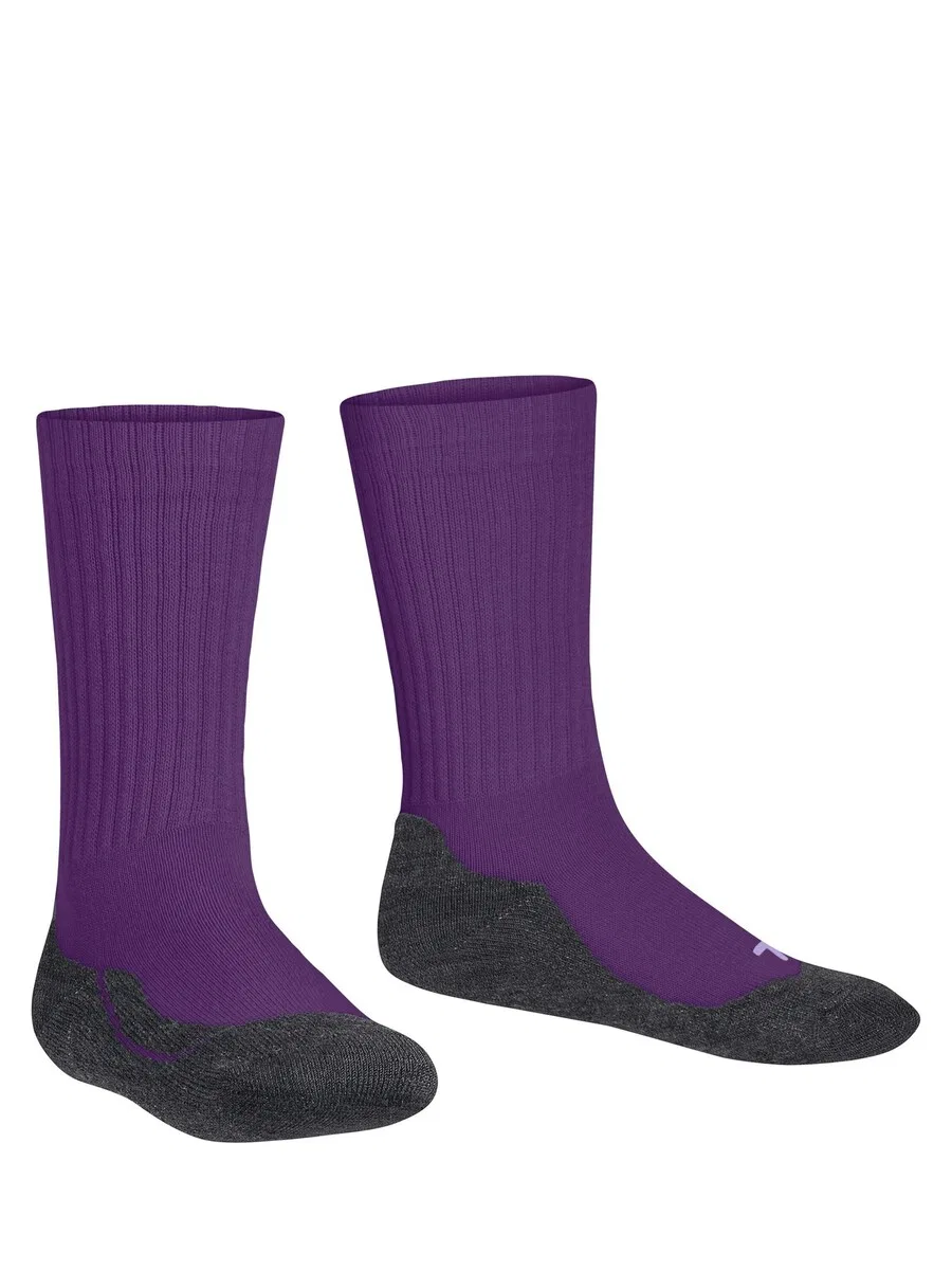 Носки FALKE 'Active Warm' сливового цвета — фото 3