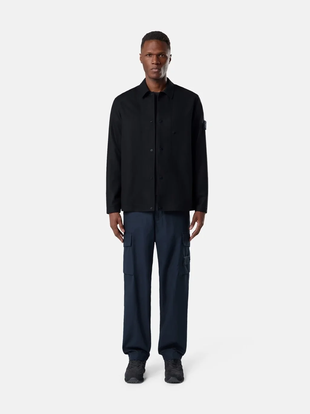 Мужские брюки-карго Regular Stone Island Fit, темно-синий — фото 3