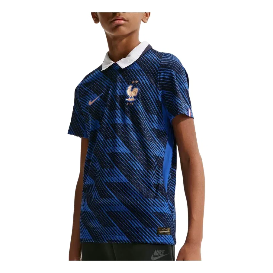 Детская футболка Nike France National Team 2026 Match Home Aero-FIT Soccer Jersey, синий