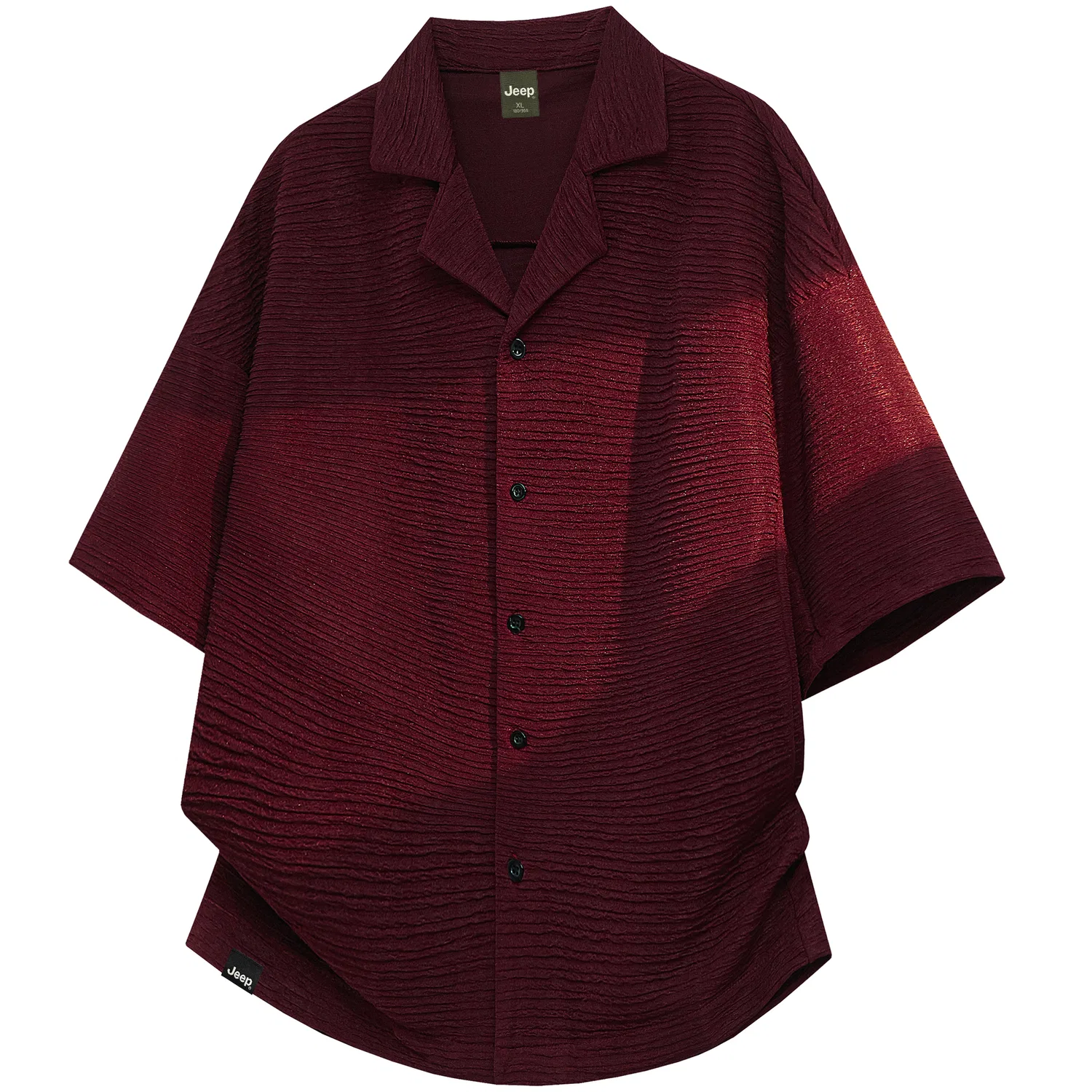 Детская рубашка с коротким рукавом Jeep Leisure Collection, Dark Red