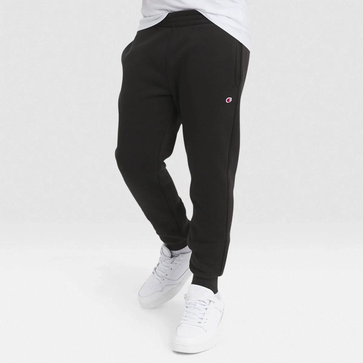 Детские джоггеры для мальчиков из флиса Champion Kids, Black — фото 2