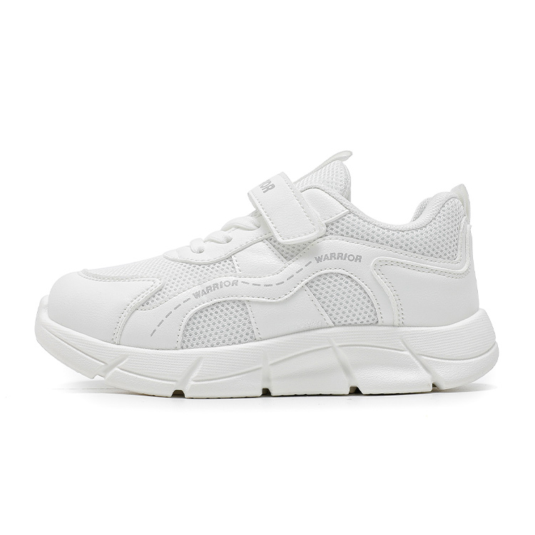 

Беговые кроссовки для детей Low top, белые, с амортизацией, увеличенной высотой, легкие и устойчивые к истиранию WARRIOR, белый