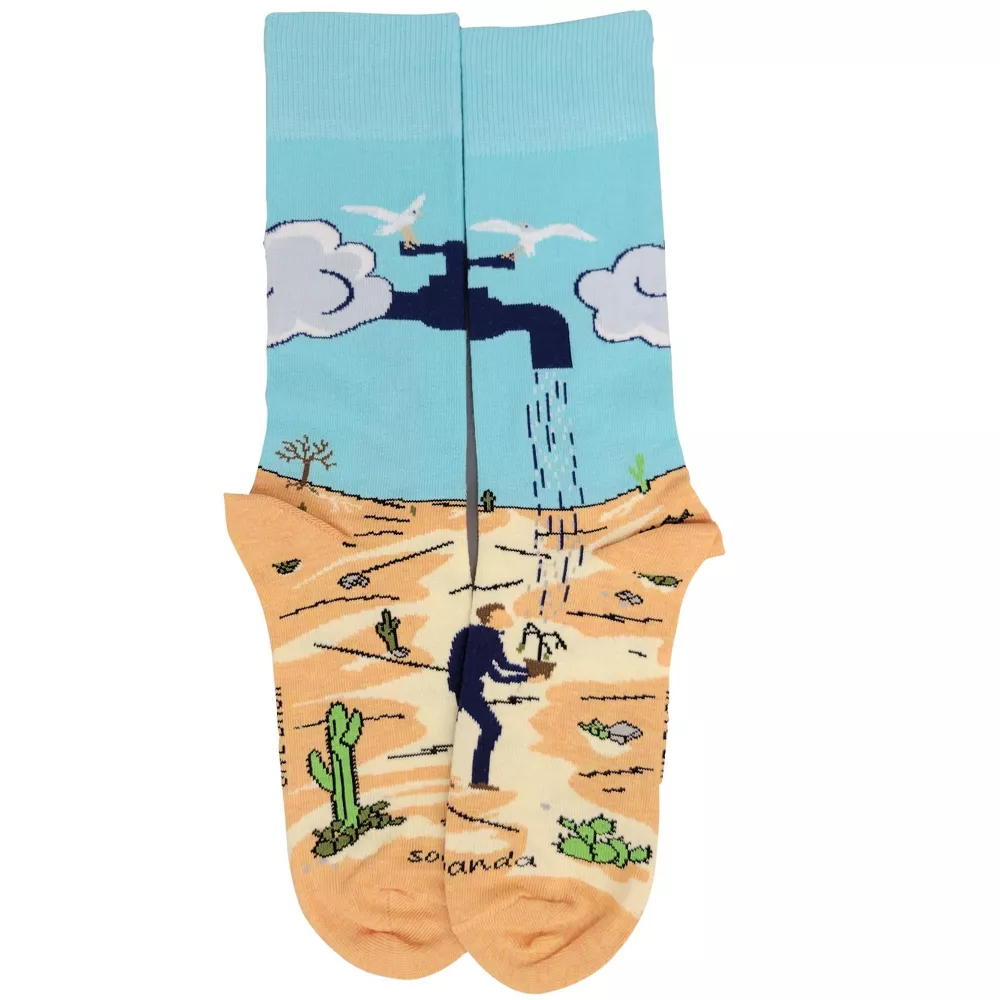 

Это носки Drought от Sock Panda (женские размеры для взрослых, средние)