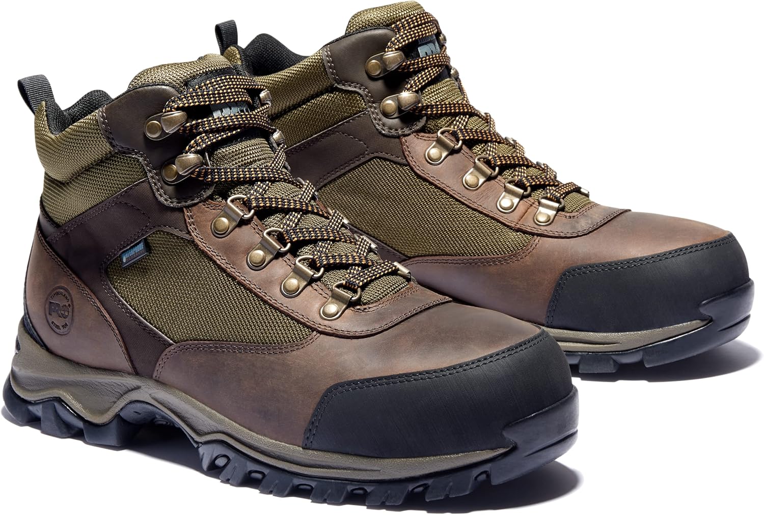 Timberland PRO мужские промышленные походные ботинки Keele Ridge со стальным мыском и водонепроницаемостью, Brown-2024 New — фото 2