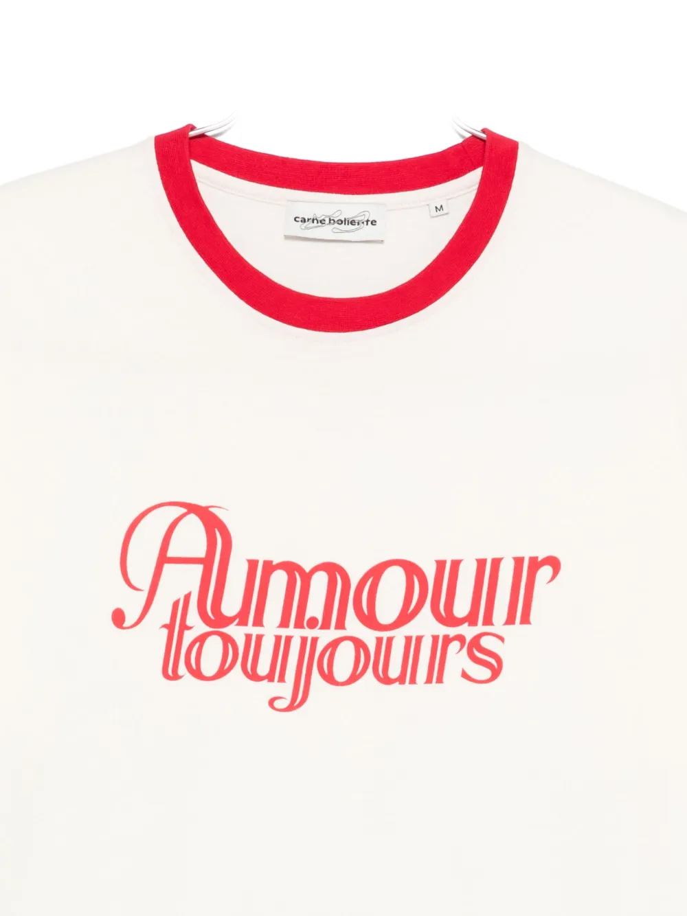 

Футболка "Amour Toujours" CARNE BOLLENTE, белый