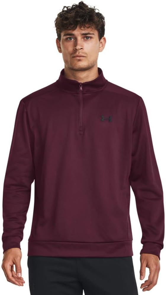 

Under Armour мужская флисовая толстовка Armourfleece 1/4 молния, (600) Dark Maroon/Black, Черный, Under Armour мужская флисовая толстовка Armourfleece 1/4 молния, (600) Dark Maroon/Black