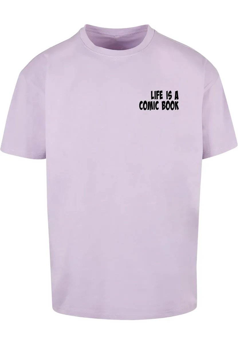 

Футболка Merchcode "Мужская футболка Merchcode с комиксами Heavy Oversized ", цвет Lilac