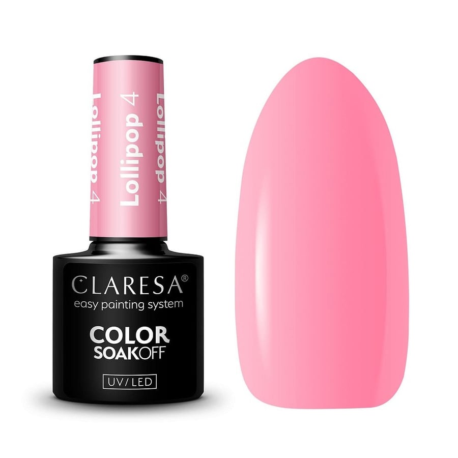 

Claresa Hybrid Nail Polish LOLLIPOP 4 малина-молоко