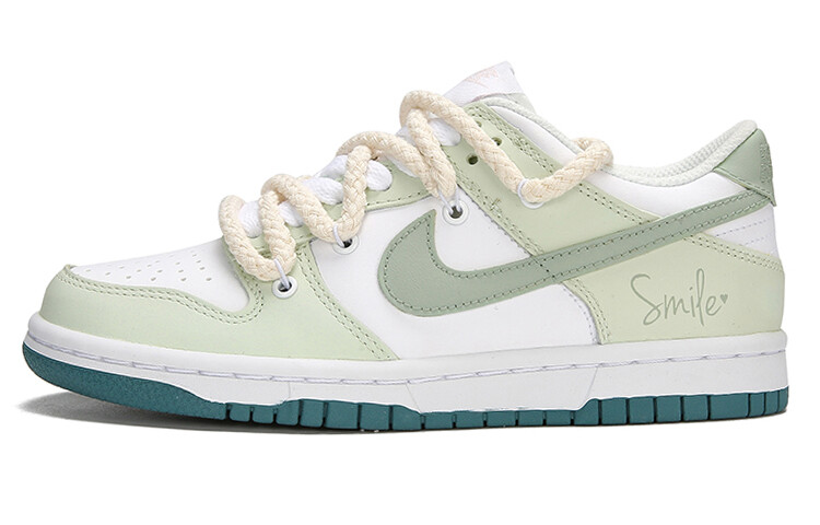 

Женские кроссовки для скейтбординга Nike Dunk, White/Green