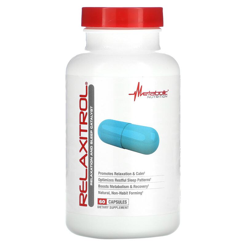 

Metabolic Nutrition, Relaxitrol`` 60 капсул
