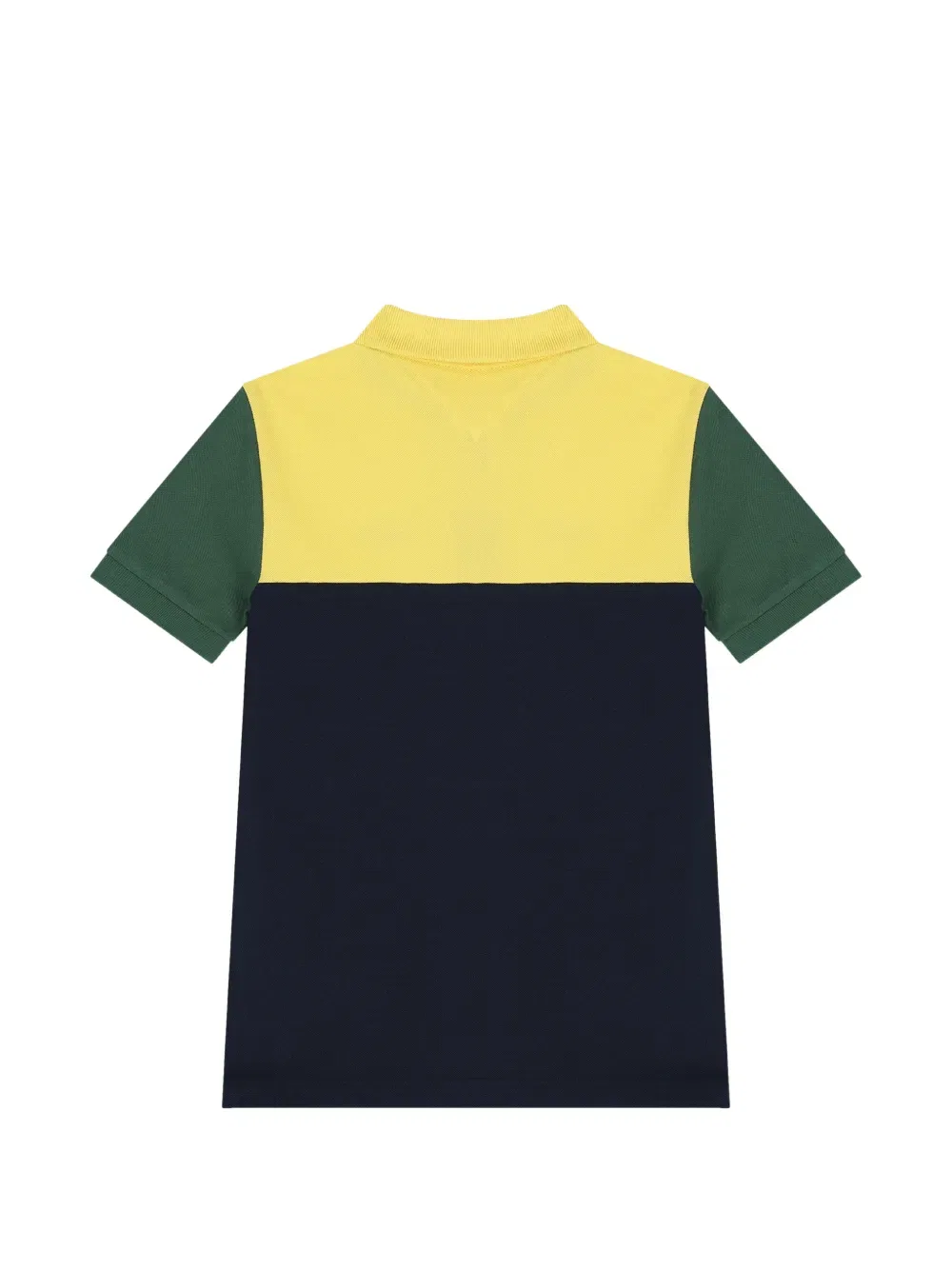 Поло с цветовыми блоками Tommy Hilfiger Junior, синий — фото 2