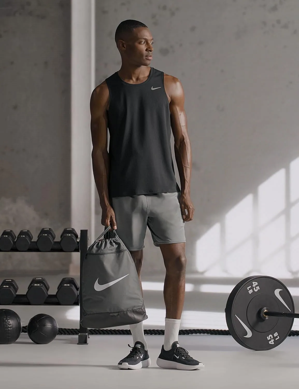 Мужские беговые кроссовки Nike Free RN HF1078 для бега по беговой дорожке, белый/черный — фото 3