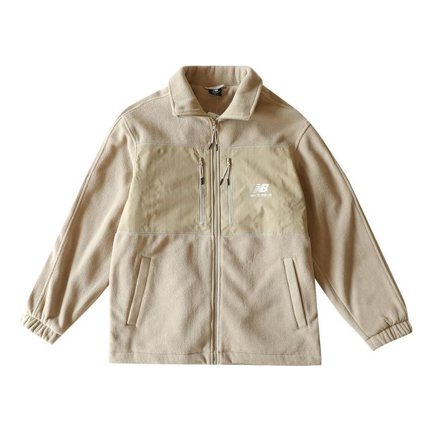 

Куртка New Balance Classic Fleece Jacket 'Khaki', желто-коричневый