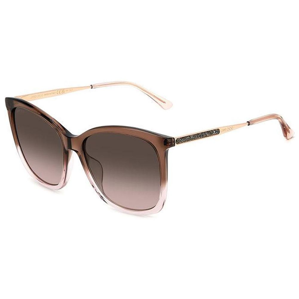 

Коричневые солнцезащитные очки из ацетата Jimmy Choo Eyewear