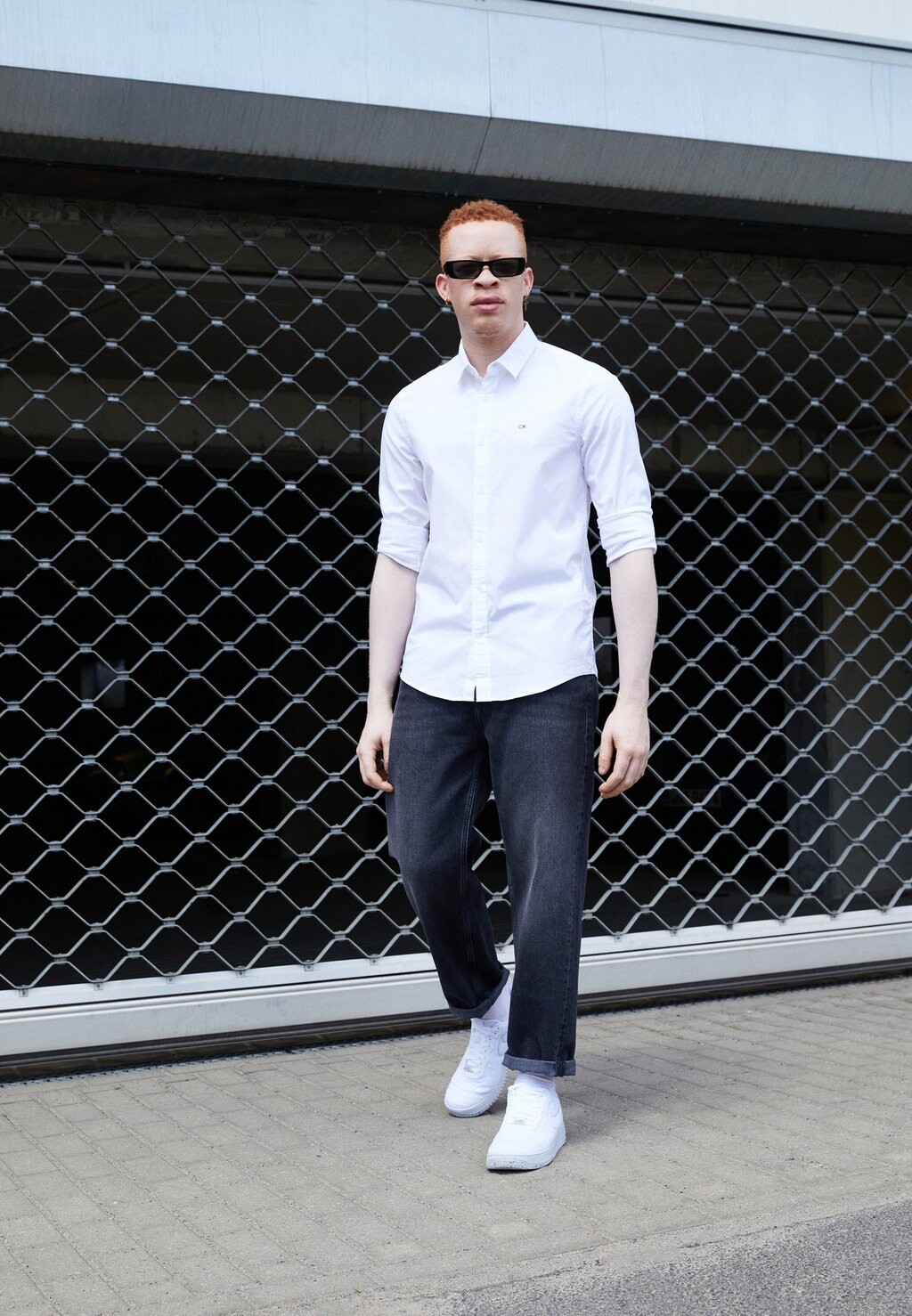 

Деловая рубашка STRETCH SLIM SHIRT Calvin Klein, цвет bright white