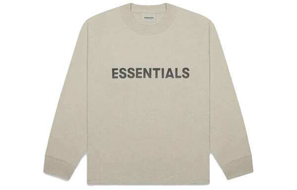 Футболка fw20 long sleeve tee 'moss' Fear Of God Essentials, зеленый — фото 2