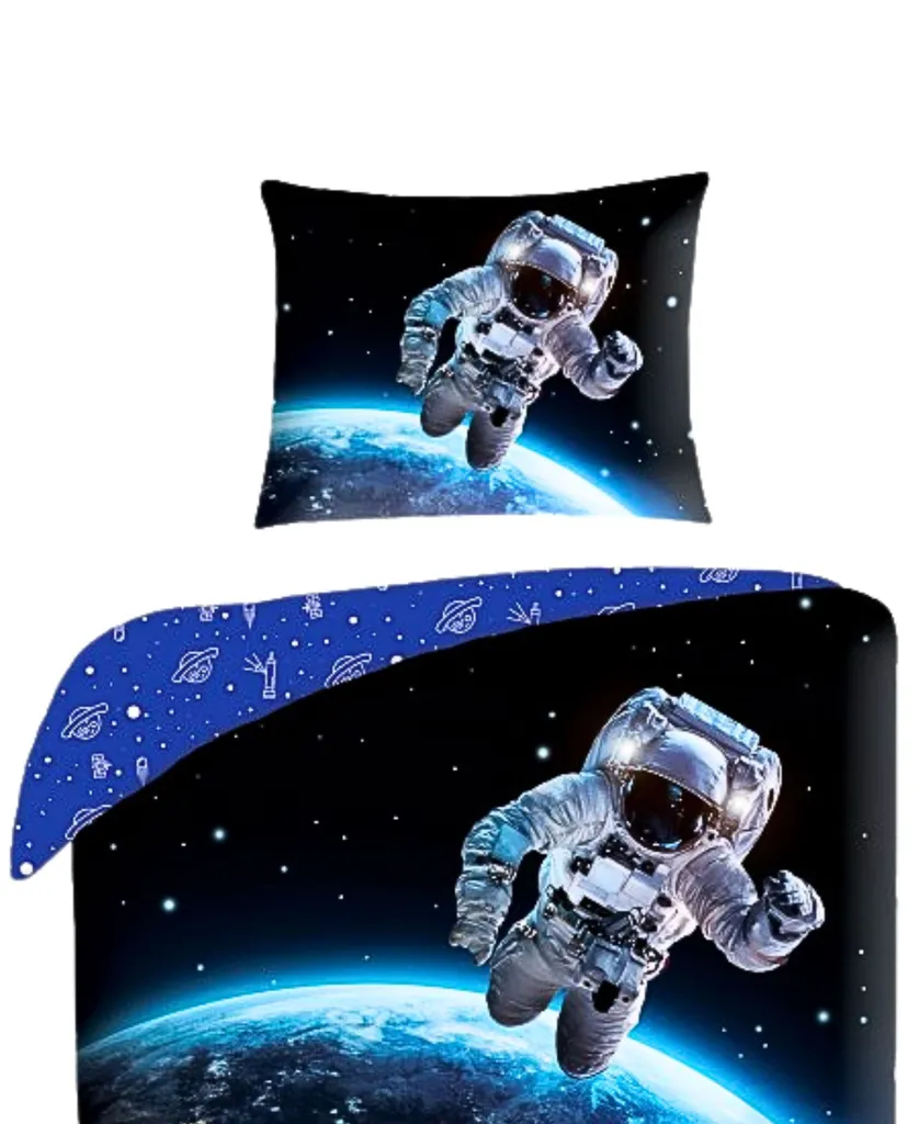 

Комплект постельного белья NASA, черный