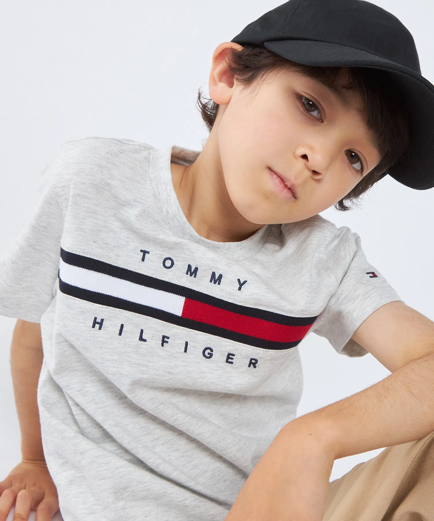 Детская футболка TOMMY HILFIGER с логотипом