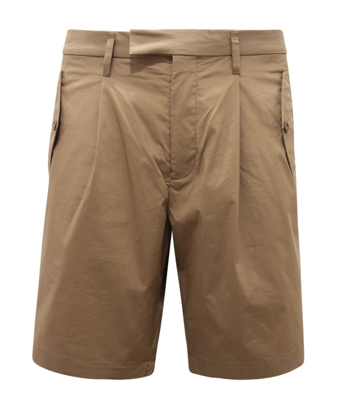 

Свободные бермудские шорты с военной нашивкой Neil Barrett, зеленый