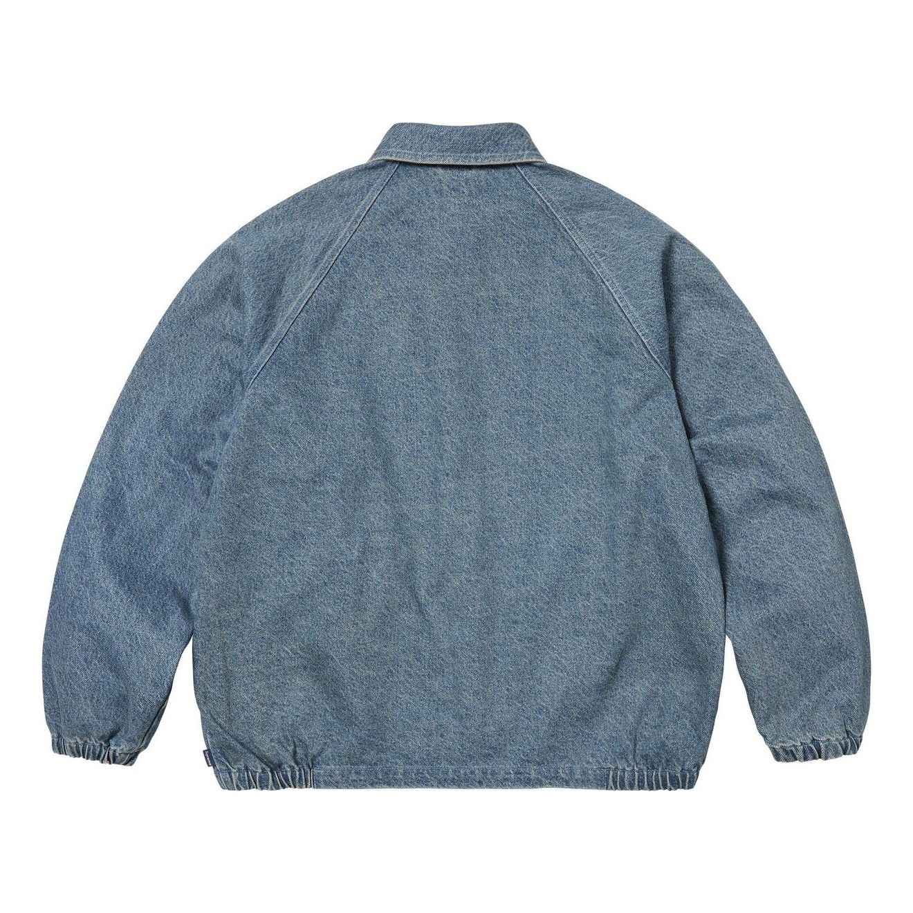 Куртка Supreme Arc Denim Coaches Jacket 'Washed Indigo' — фото 2