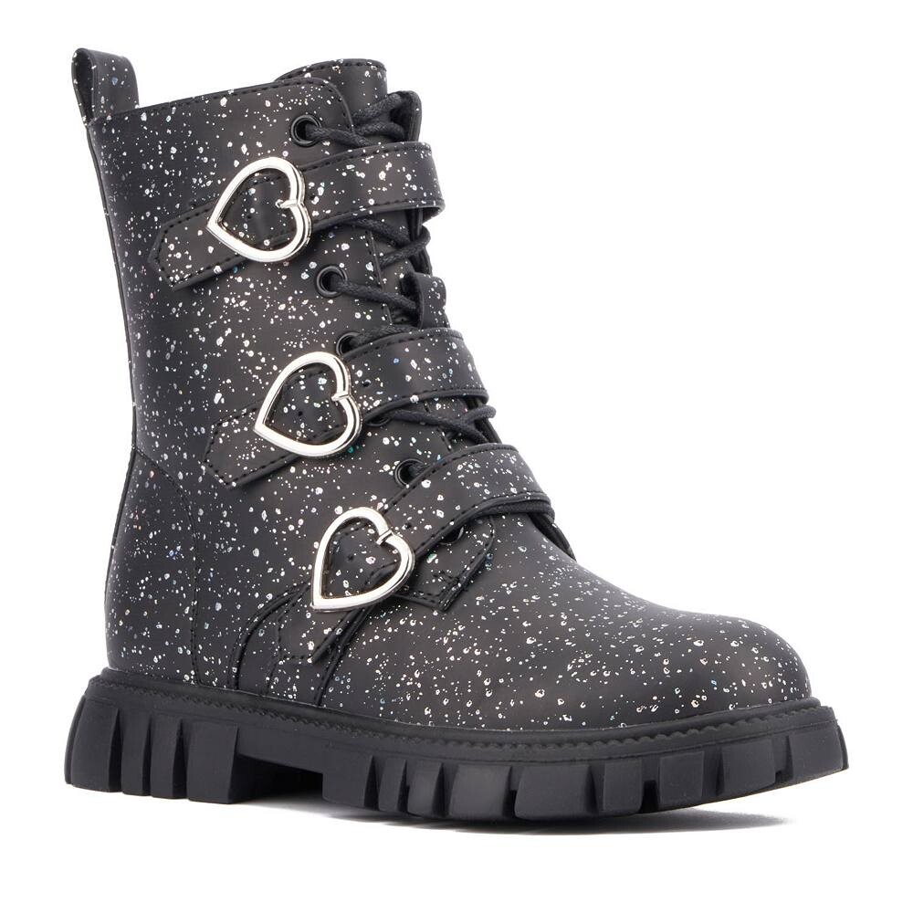 

Сапоги для девочек Olivia Miller Love Me, цвет Black Multi