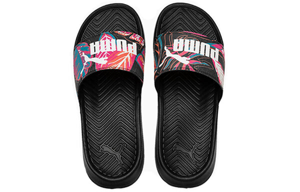 Тапочки popcat flower power sandals black Puma, черный — фото 4