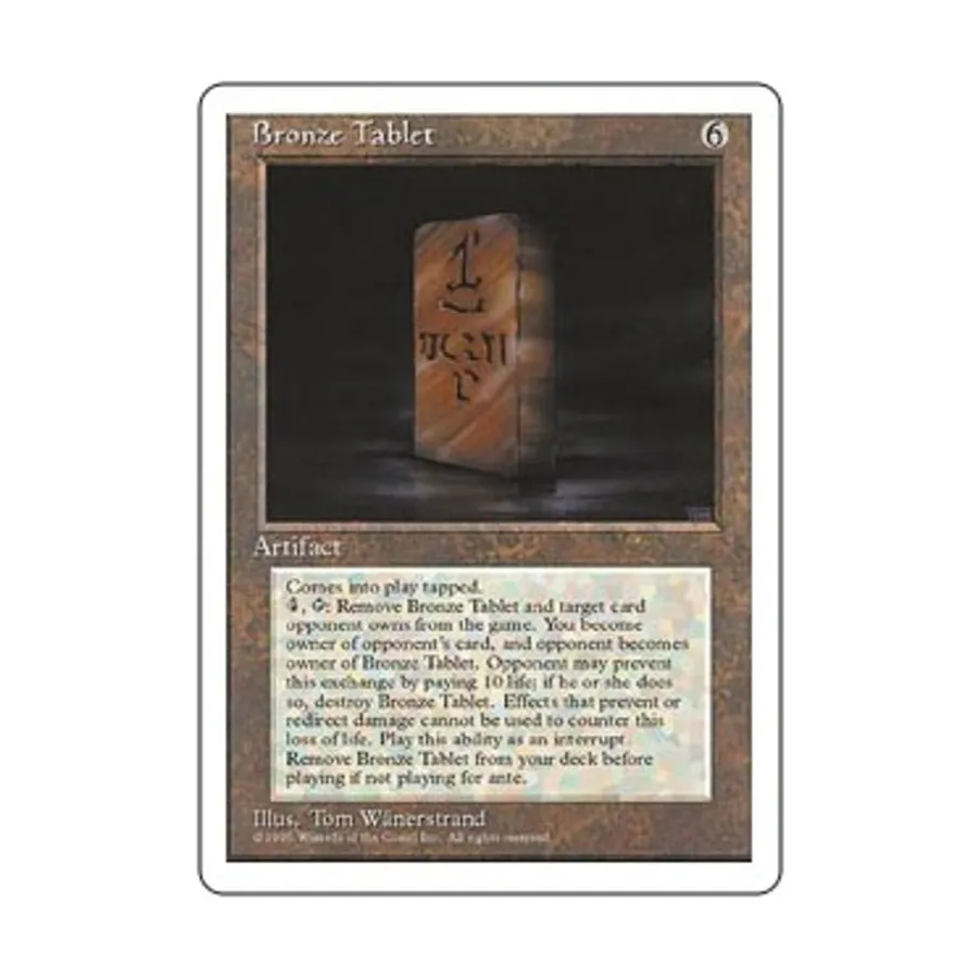 

CCG Бронзовая табличка (клавиша R), MTG - 4th Edition
