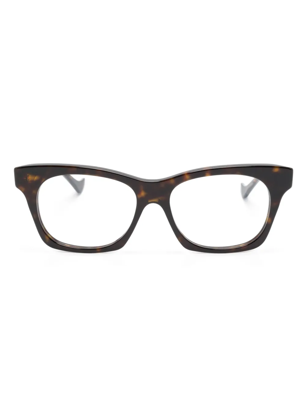 

Очки в квадратной оправе черепаховой расцветки Gucci Eyewear, коричневый