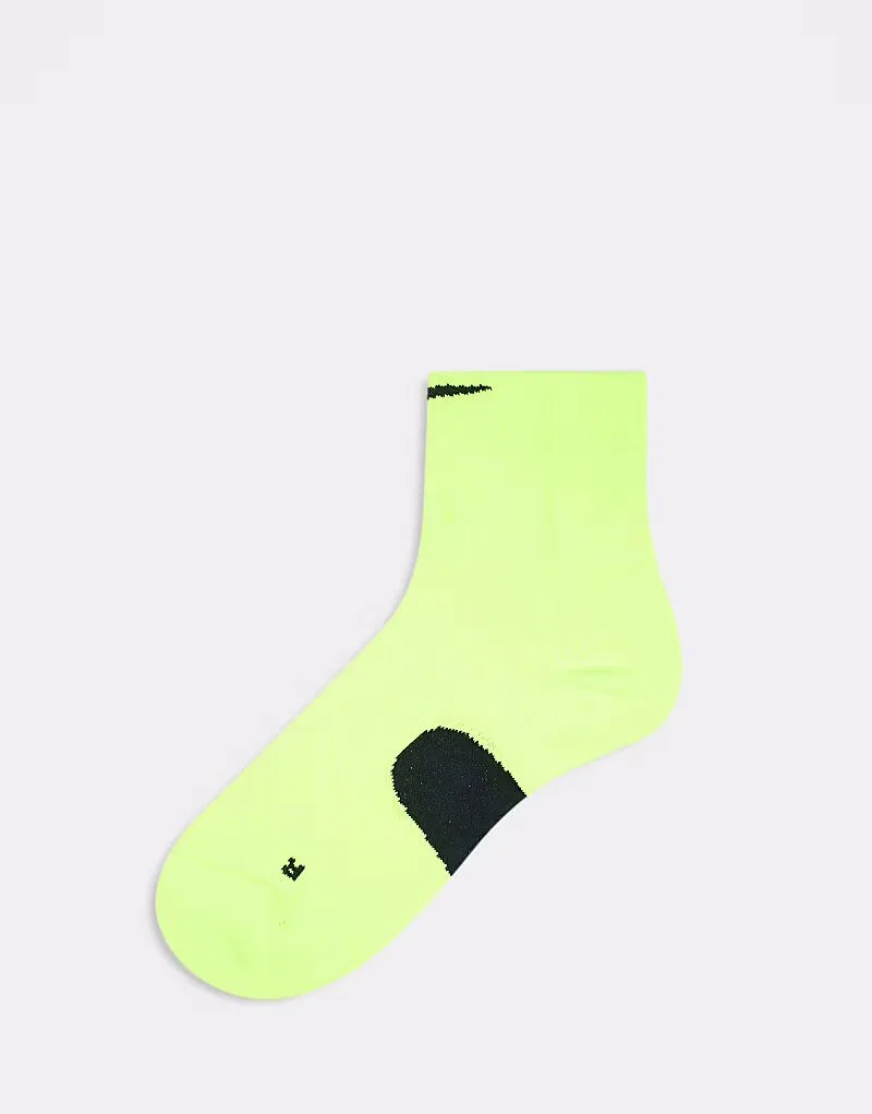 Носки Nike Running Fast до щиколотки неоново-желтого цвета