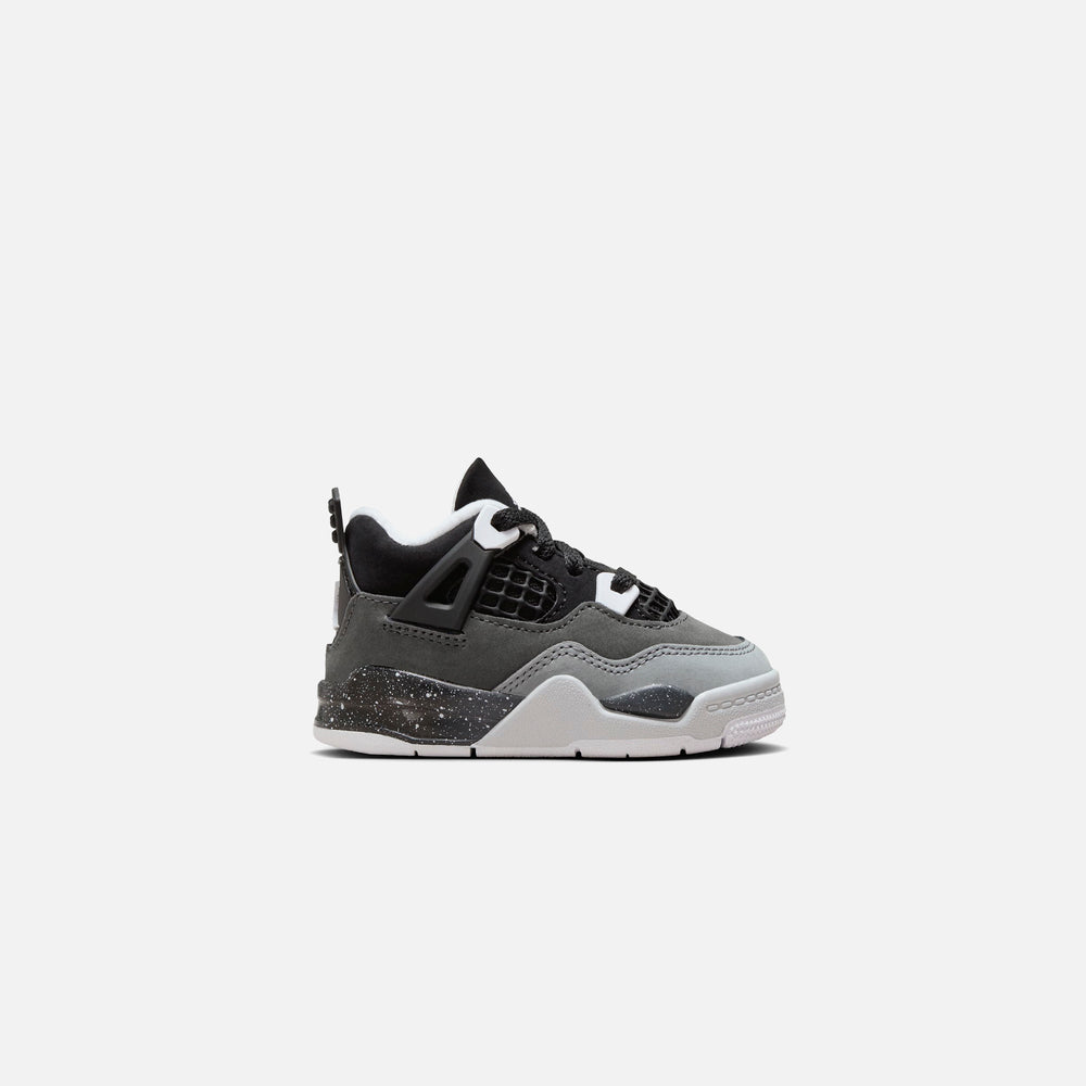 

Кроссовки Jordan TD Air Jordan 4 Retro, цвет Black/White/Cool Grey/Pure Platinum