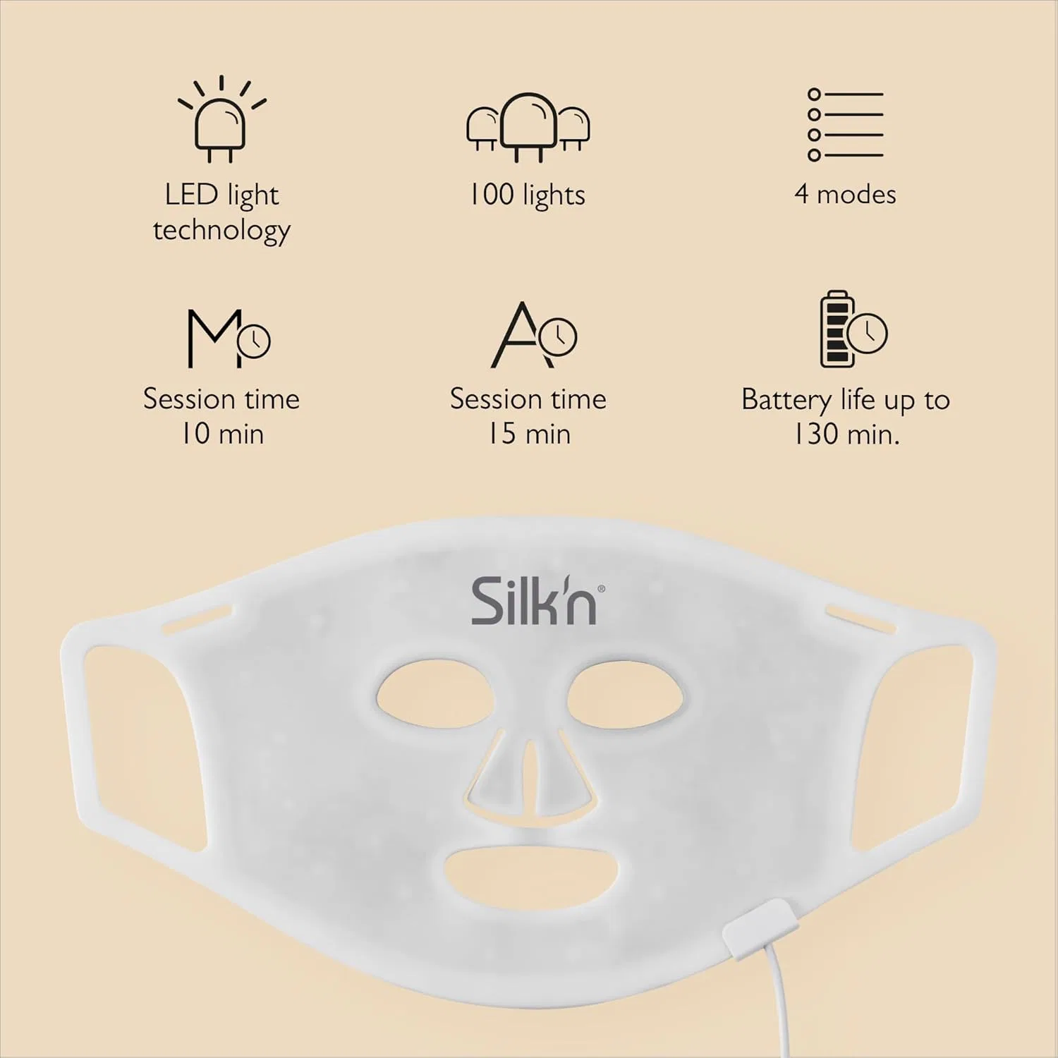 Светодиодная маска для лица Silk'n LED Light Therapy Face Mask Silk'N — фото 3